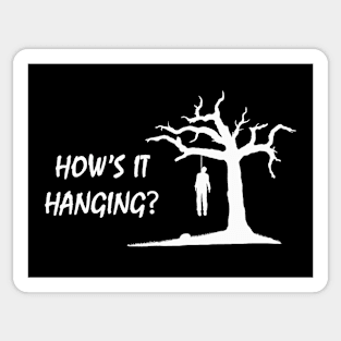 How's it hanging? Sticker